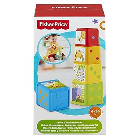 Fisher Price Bloques apila y descubre Mattel CDC