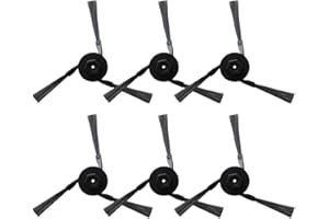 Replacement Side Brushes for MOVA P10 Pro and for Ultra, 6 Pack Corner Cleaning Brush for Robot Vacuum, for Durable Plastic N