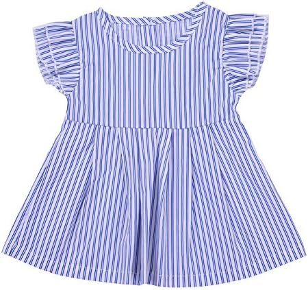 MetYoo Infant Toddler Baby Girls' Dress Stripped Clothes