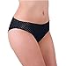 ABClothing Women's Cotton Low Rise Bikini Underwear 6 Pack Black Multi-Color XS/2XL
