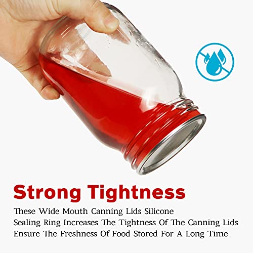 Canning Lids Wide Mouth 150Pcs Mason Jar Lids for Canning SplitType