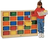 Jonti-Craft 0425TK 25 Cubbie-Tray Mobile Storage without Trays