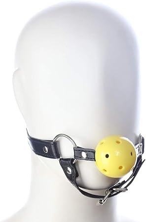 Amazon アダルト商品 大人のおもちゃの情熱楽器中小ソフトボールメッシュハードボール Color Yellow Mouth Ball Hollow 桃色缘 アダルト雑貨