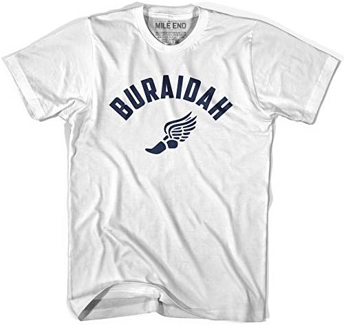 Buraidah Track T-shirt, White, XX-Large