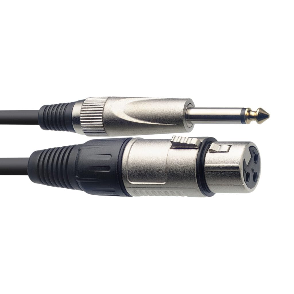 Stagg SMC3XP XLR/jack (f/m), 3 m (10') - Black