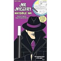 Lee Publications YES & Know Mr. Mystery Secret Agent Spy Invisible Ink Game Book