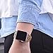 iiteeology Bling Band Compatible with Apple Watch Band 41mm 40mm 38mm, Leather Glitter Band for iWatch Series 9/8/7/6/5/4/3 - Gold