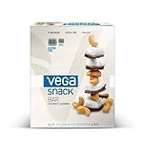 Vega Snack Bar, Coconut Cashew, 1.48oz Bar, 12 Count