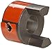 Lovejoy 68514448510 48510 Size L050 Standard Jaw Coupling Hub, Sintered Iron, Metric, 12 mm Bore, 1.08