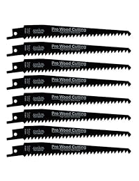 6-Inch Madera para sierra sable (Hojas de sierra SAWZALL de corte (6 TPI) 8 unidades