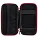 iDream365 Fountain Pen Case Holder,Hard Protective Carrying Case/Bag/Pouch/Holder for Executive Fountain Pens,Ballpoint Pens-Black/Pink