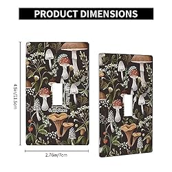 Cute Mushroom Boho Light Switch Cover Decorative