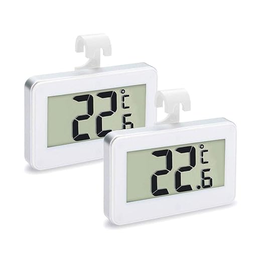 LayOPO Termómetro de Nevera 2019 con Pantalla LCD Grande ...