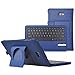 Tab E 8.0 Keyboard case, KuGi ® Samsung Galaxy Tab E 8.0 case - High quality Ultra-thin Detachable Bluetooth Keyboard Stand Portfolio Case / Cover for Samsung Galaxy Tab E 8.0 tablet(Blue)