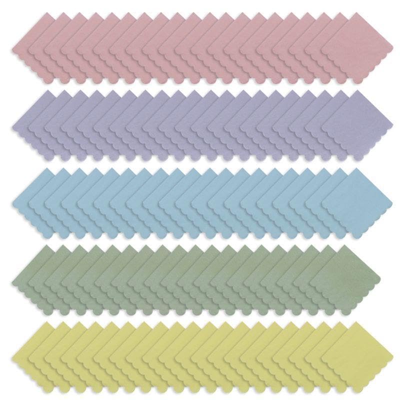 EOWVISN 100 Pieces Of Lacy Napkins, Square Napkins, Decorative Napkins, Table Decorations, Colorful Napkins, Party Napkins