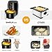 SimpleTaste Air Fryer for Delicious, Low Calories Food, Rapid Air Circulation Technology, 8 Smart Preset Programs Cooks Food Fast and Evenly, Digital Screen, 1500 Watt, 3.2QT