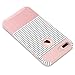ULAK iPhone 7 Plus Case, Slim Dual Layer Protection Scratch Resistant Hard Back Cover Shock Absorbent TPU Bumper Case for iPhone 7 Plus 5.5 inch - Minimal Rose Gold Stripes