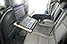 AutoExec AUE10008 Reach Desk Elite-01 BS Vehicle Desks Black/Grey/Birch Reach Desk Elite with Extended Arm (Backseat)