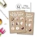 Hadley Designs Hilarious Baby Shower Games Set – 25 Double-Sided Cards for 25 Guests, Beer Belly or Baby Bump Game, Gender Neutral and Fun for Boys & Girls (Rustic)