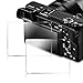 AFUNTA Screen Protector Compatible Sony DSLR Alpha Nex-7 NEX-6 NEX-5 A6000 A6300 A5000 Camera, Anti-scrach Tempered Glass 9H Cover(2 Pack)