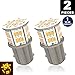 LUYED 2 x 650 Lumens Super Bright 1157 3014 54-EX Chipsets 1157 2057 2357 7528 LED Bulbs Used for Turn Signal,Amber