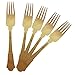 Birchware Elegant Forks 7.75” - (100 Count) Compostable Wooden Forks, Biodegradable Party Supplies, Sturdy, Heat Tolerant and Eco-Friendly.