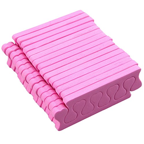10Pcs Nail Art Soft Pink Finger Toe Seperators Manicure Pedicure Tools - Thumbnail 6