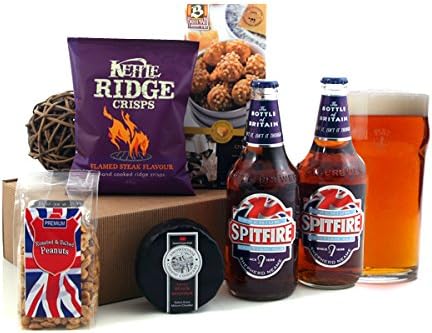 Beer Gifts for Men - Spitfire Beer Gift Box Selection Available for Next Day Delivery - Ideal Gift for Birthday or Father's Day Beer Hamper