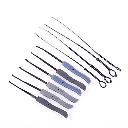 10 PCS Locksmith Tool Key Remove Removal Hooks Lock Kit Broken Key Extractor Set by ExGizmo