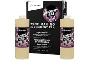 ABC CORK CO. ABC Premium DIY Fruit Wine Making Kits, Makes Up to 30 Bottles/6 Gallons of Fruit Wine (Blackberry Bliss)