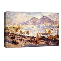 Canvas Wall Art Landscape at Beautiful by Pierre-Auguste Renoir Canvas Prints Home Artwork Decoration for Living Room,Bedroom - 12x18 inches
