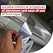XFasten Aluminum Foil Tape for Ductwork 2 Inches x 165 Feet 3.6mil Aluminum Tape for Ductwork Heavy Duty Dryer Vent Tape Foil and Seal HVAC Tape for Ducts, High Temp HVAC Duct Tape
