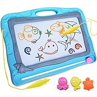 WITALENT Magnetic Drawing Board Toddler Toys for Kids Large Magna Doodle Board Colorful Erasable Sketching Drawing Pad Educational Learning Toys Holiday Birthday Gifts for Kids Girls Boys