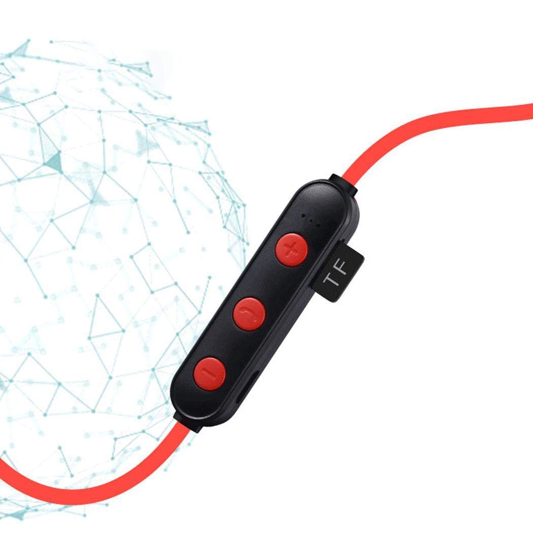 Junio1 Cuffie magnetiche Sportive con Archetto da Collo Auricolari Bluetooth Stereo bilaterali Senza Fili Cuffie Bluetooth