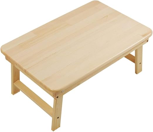 Amazon Com Zaqxsw Solid Wood Folding Table Lazy Bed Table