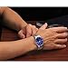 WWOOR Men's Analog Quartz Watch Ultra Thin Dial Date Stainless Steel Mesh Belt Waterproof (Blue)