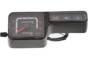 Royal Sun 0-140Km/h Speedometer Clock Instrument Odometer Compatible with Honda XR250 CRM250 BAJA250 XLR250 with Neutral Disp