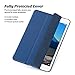 iPad Mini Case, iPad Mini 2 Case, iPad Mini 3 Case, ULAK Ultra Slim Fit Bumper Smart Case Stand for Apple iPad Mini 1,iPad Mini 2 & 3 Clear Back Cover Lightweight with Auto Sleep/Wake Function,Blue
