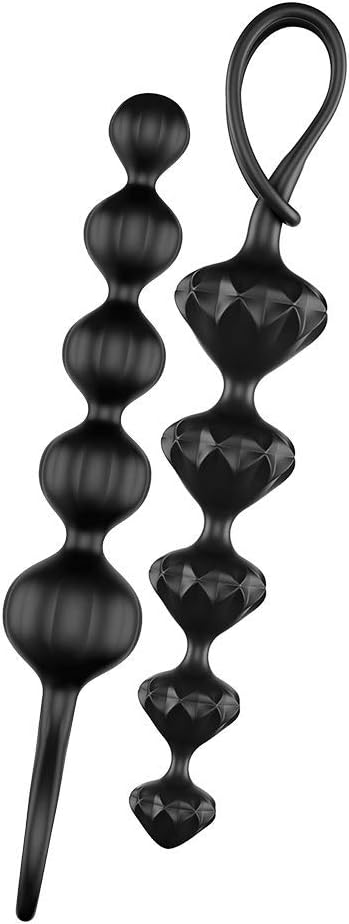 Satisfyer Beads, Set of Anal Beads, Silicone, 20.5 cm, Set of 2