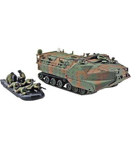 Amazon.com: Aoshima 1/24 Scale Kit 056653 JGSDF Assault Amphibious