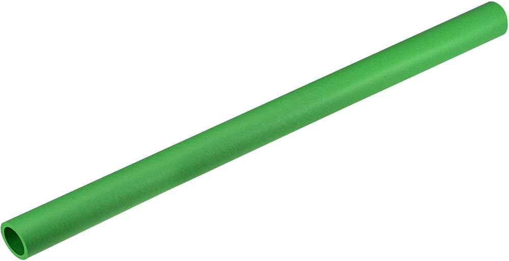 sourcing map Green Foam Grip Tubing 25mm ID 5mm Wall 0.5m Non-Slip Tool Fitness