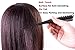 2pcs Detangling Brush Hairstyles Teasing Comb for Volume Hair, Rattail Comb Backcombing Brush for Fine Thin Hair - Black