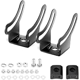 LEDKITO LED Light Bar Base Mounting Bracket Universal Adjustable Slide Mounting Brackets 2PCS Side Bracket Kit for Most Straight or Curved Light Bars from 4 inch up to 52 inch(Pack of 2)