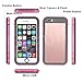 EFFUN Waterproof Case for iPhone 6s Waterproof Case for iPhone 6 Waterproof Case of 4.7 in, IP68 Waterproof Dustproof Shockproof Snowproof Case for iPhone 6s/6, Pink