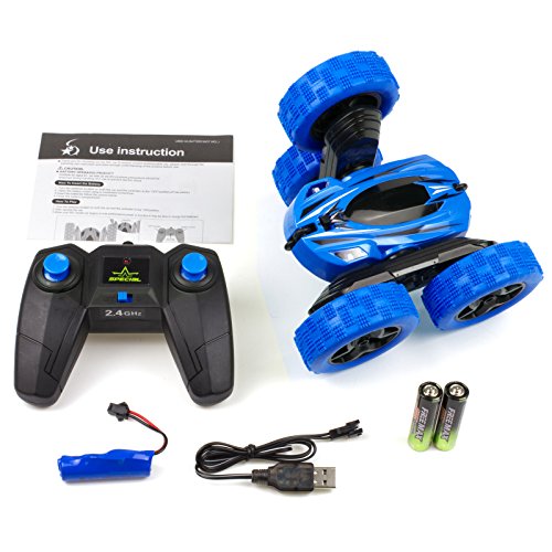 image for Cheerwing RC Car 4WD 2.4Ghz Stunt Car Double Sided 360° Flip Remote C
