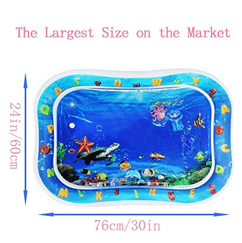 VOOADA Baby Water Play Mat Activity Gym Puzzle Carpet Games for Babies Baby Water Mat Kids Watermat Creative Dual Use Toys
