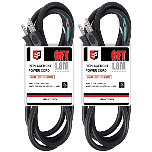 EP 2 Pack 6 ft 14/3C SJTW Appliance and Power Tool