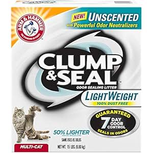 Amazon.com : Arm & Hammer Clump & Seal Lightweight ...