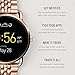 Fossil Q Wander Gen 2 Rose Gold-Tone Stainless Steel Touchscreen Smartwatch FTW2112