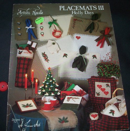 PLACEMATS III - Holly Days (Cross Stitch) by (Pamphlet)